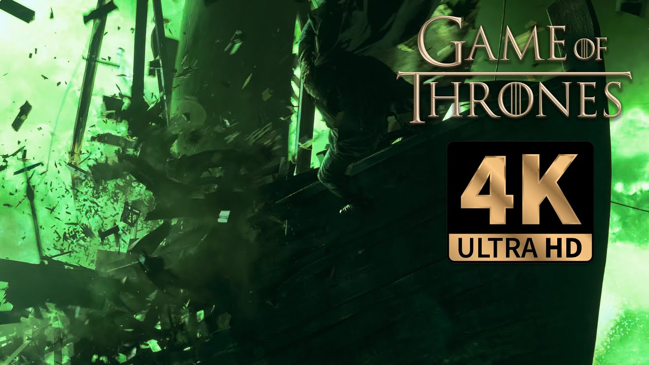 Game of Thrones - Wildfire at The Blackwater (4k)
