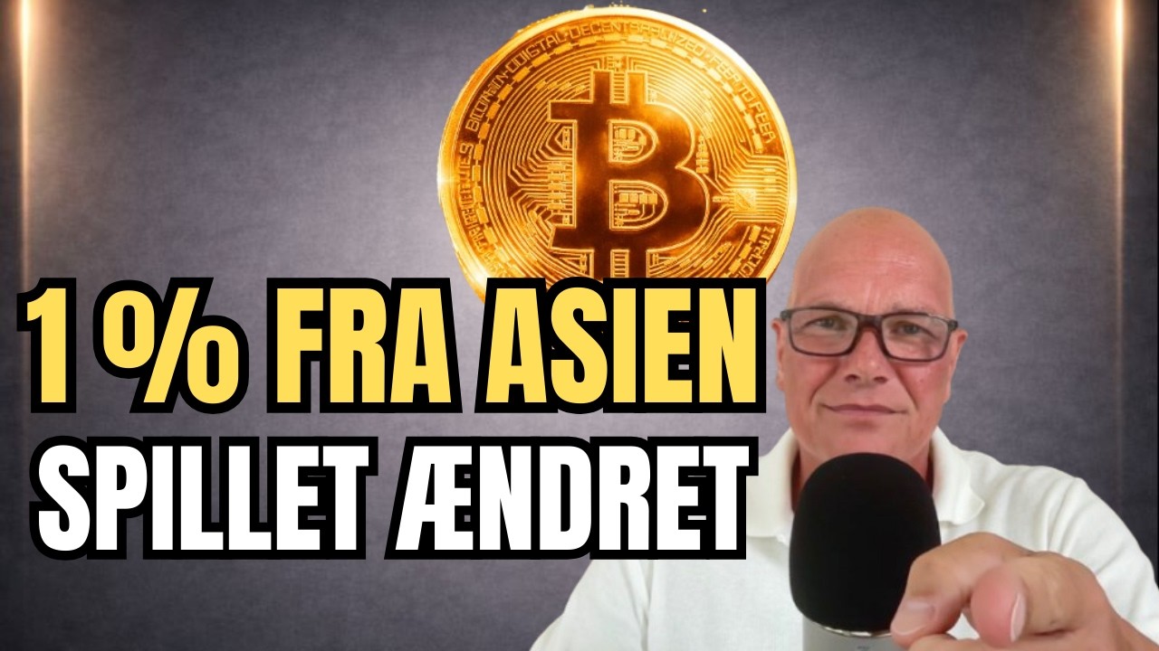 Kryptovaluta: 1 % fra Asien ændrer ALT!