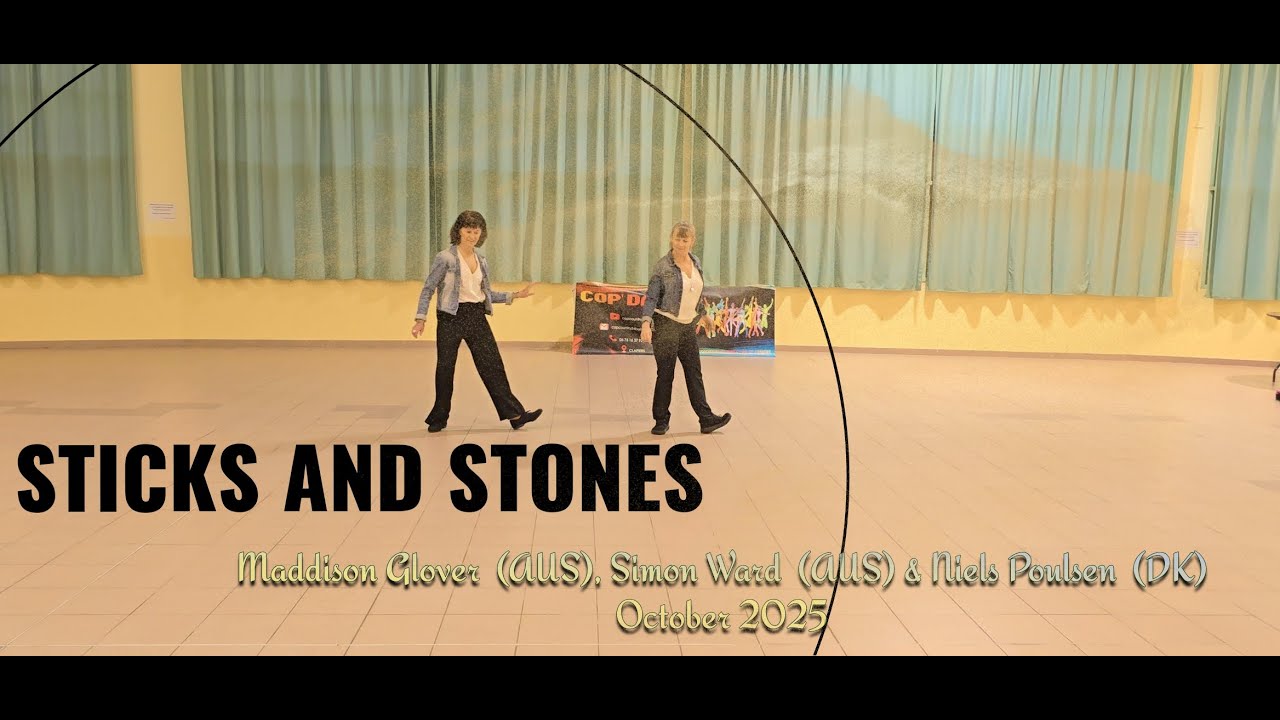 STICKS AND STONES Line Dance (DEMO & TEACH)