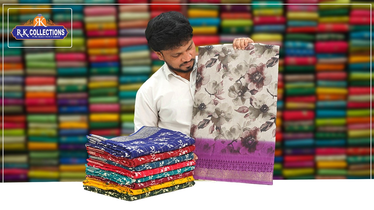 Mal Chanderi Silk And Soft Georgette Sarees I Wholesale Shop I@Rkcollectionssarees