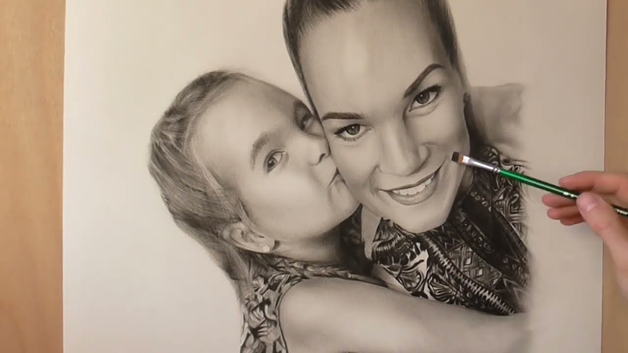 Speed painting portraits in dry brush technique #portraitpainting #portraitdrawing #portraitart