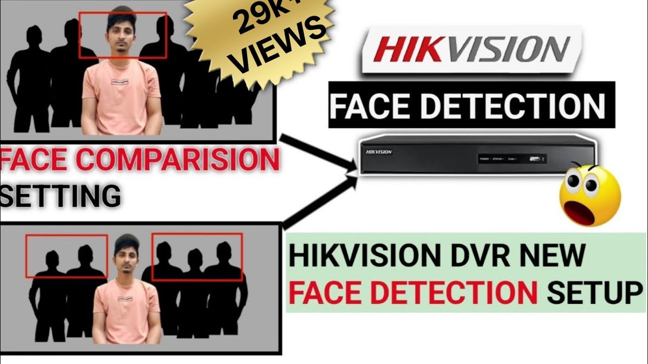 Hikvision Face Detection and Face Picture Comparison alarm setup | face detection new setup