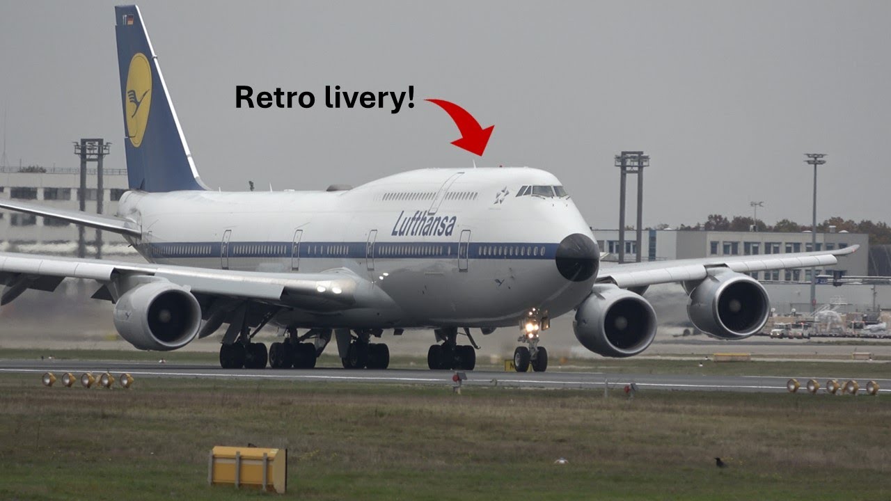 6 MINUTES OF PURE 747 AT FRANKFURT AIRPORT! LUFTHANSA, ASIANA , SF AIRLINES AND MORE! 16/11/24 👑