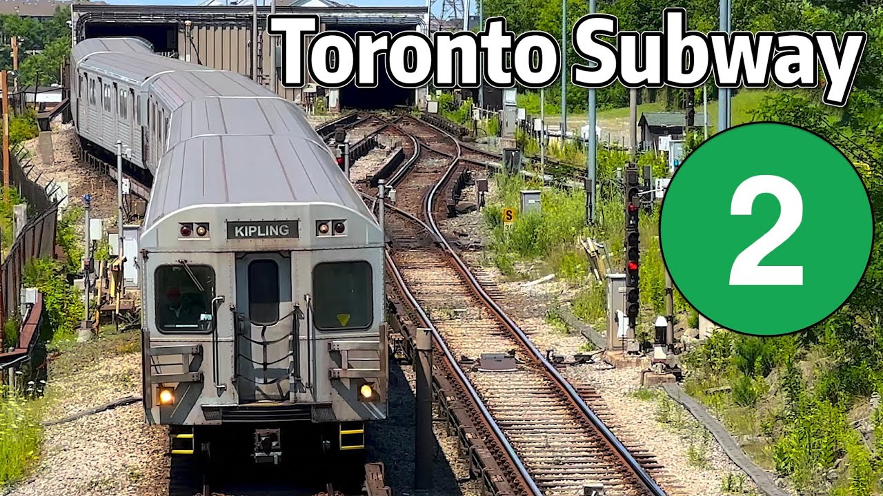 ⁴ᴷ⁶⁰ Exploring Toronto Subway Line Line 2 Bloor–Danforth