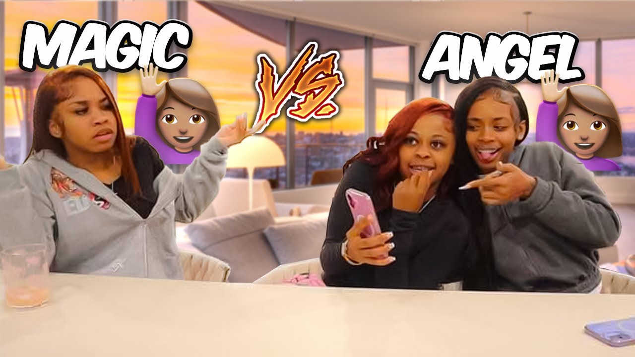 Who Knows Me Better Magic VS Angel (I GAVE ANGEL ALL THE ANSWERS)