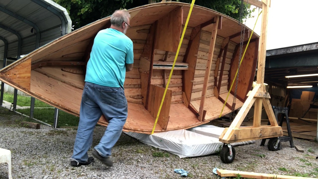 Sailboat Hull Flip (Single handed)