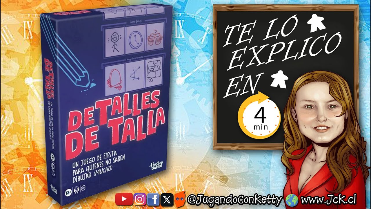 Cómo jugar DeTalles De Talla en 4 minutos [Juego de Mesa / JcK / Hasbro]