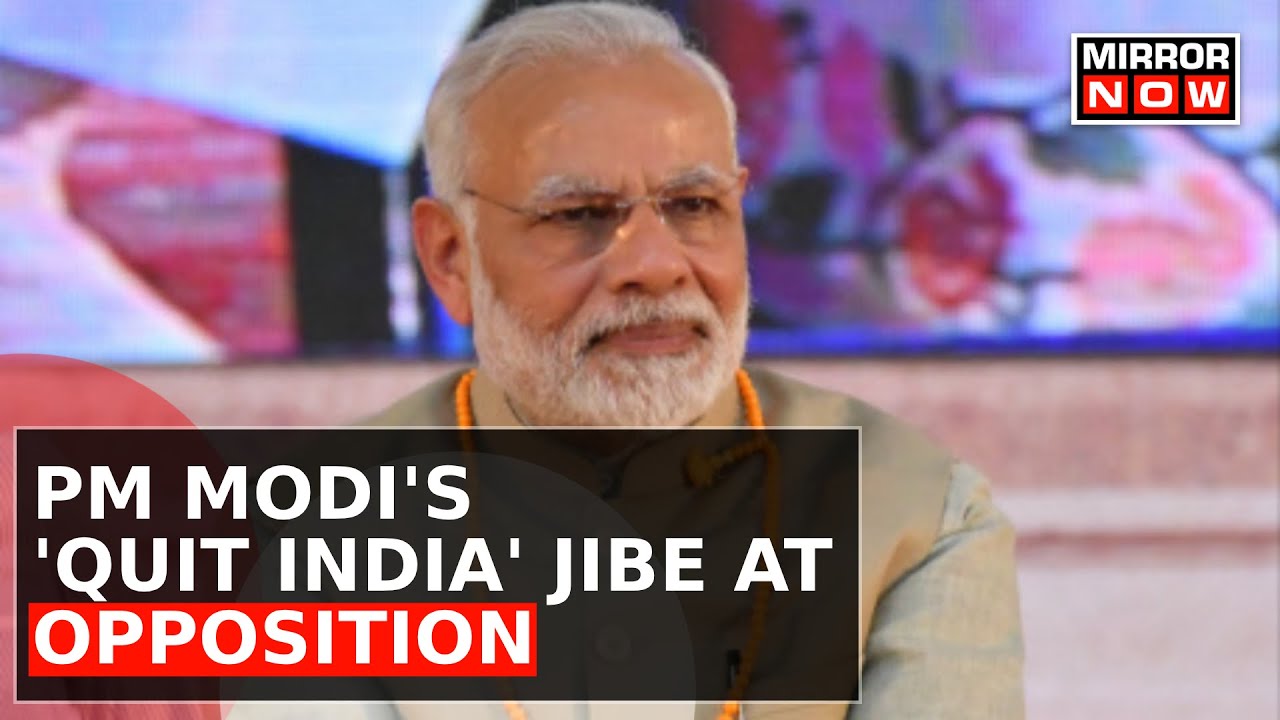 PM Modi Attacks Opposition Alliance With &lsquo;Dynasty Quit India&rsquo; Tweet | | Bharat vs INDIA | Top News