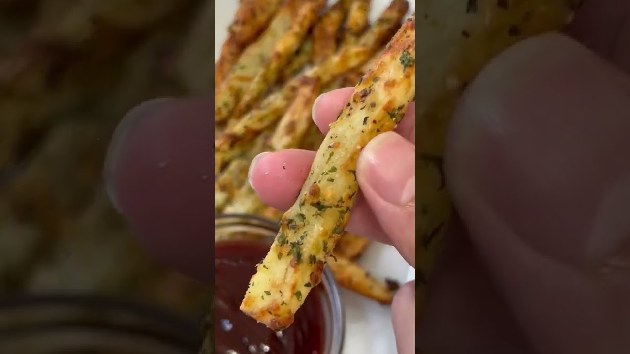 Air Fried Garlic Parmesan Fries Recipe | MUHAMMED THE EGYPTIAN COOK