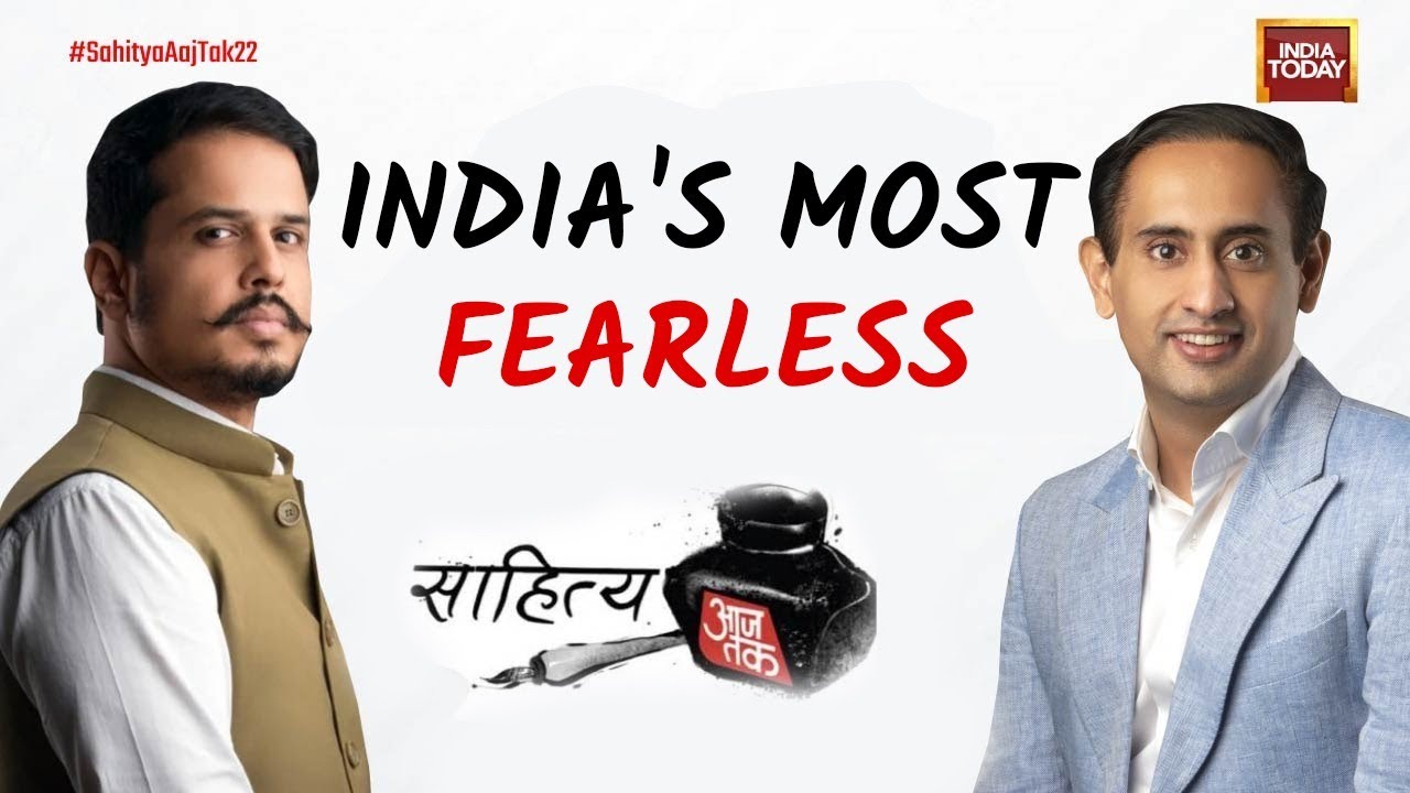 India's Most Fearless: Shiv Aroor, Rahul Singh & Gaurav Sawant LIVE | Sahitya Aaj Tak 2022