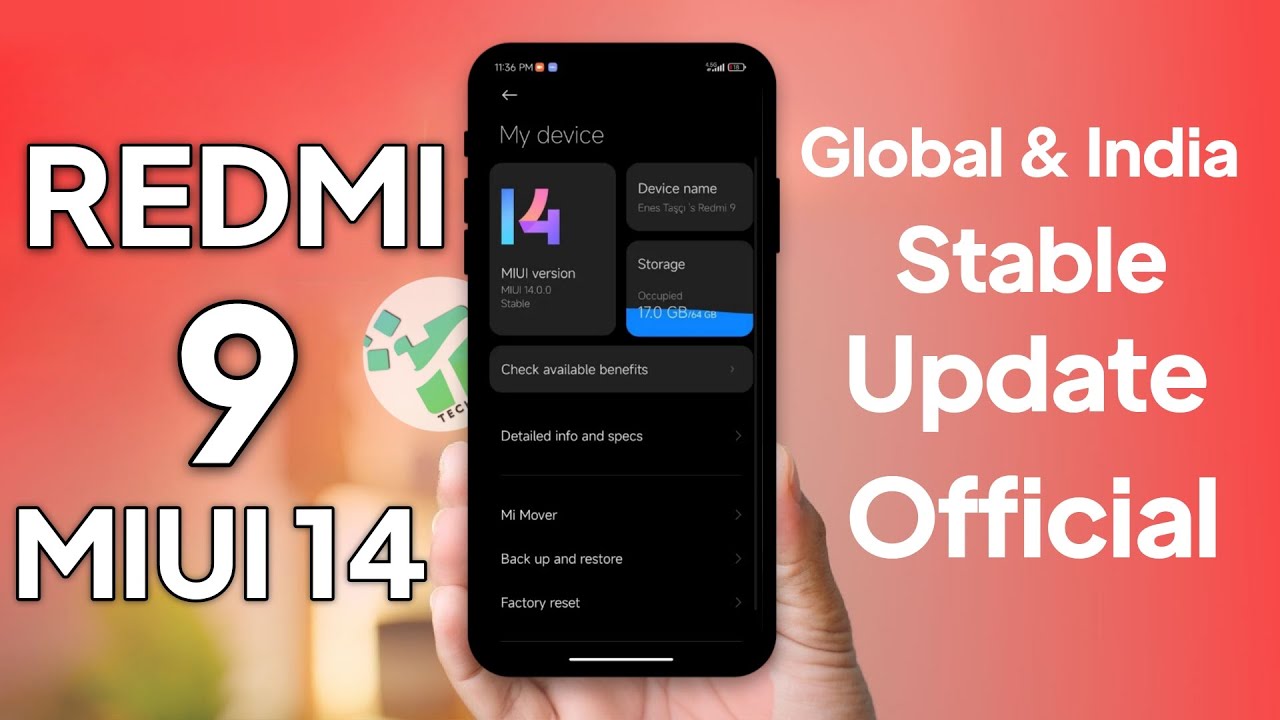 Redmi 9 MIUI 14 Update Officially Confirmed 😯