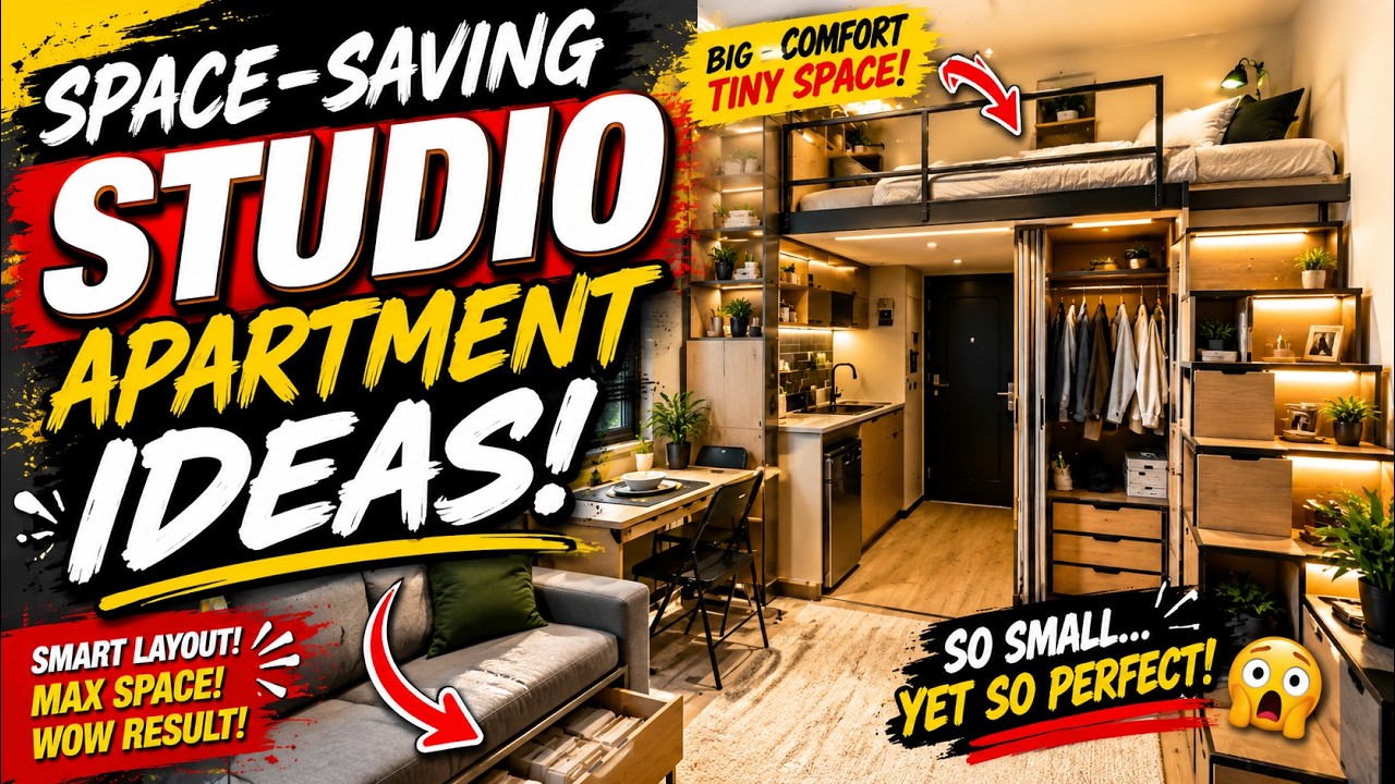 Space Saving Studio Apartment Ideas