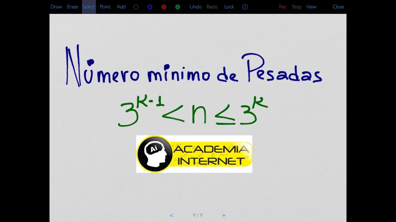 Problemas sobre mínimo número de pesadas