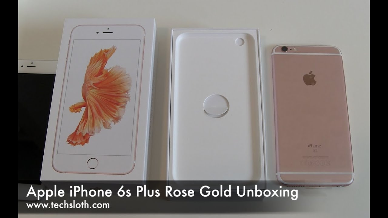 Apple iPhone 6s Plus Rose Gold Unboxing