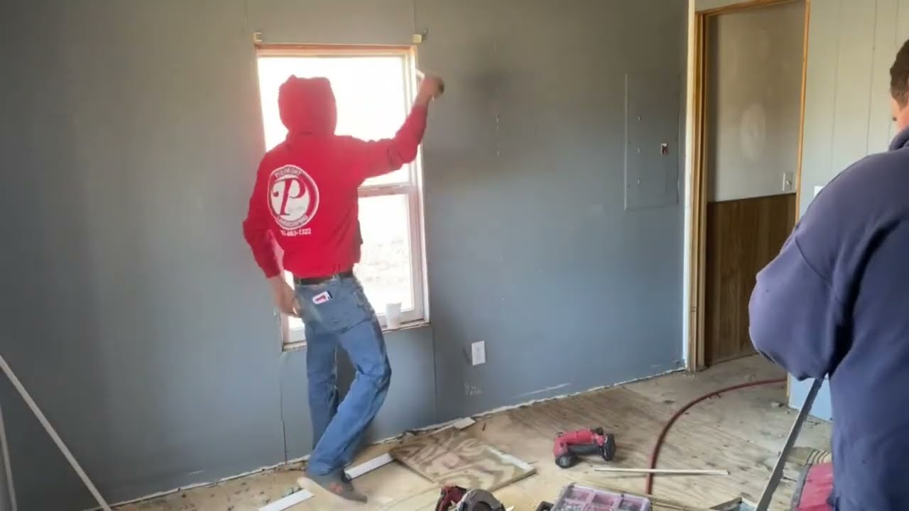 Repairing Floors And Window Frames In Our Mobile Home Master Bedroom