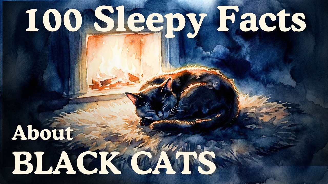 The Most Relaxing Facts About Black Cats To Fall Asleep To | Sleepy Animals