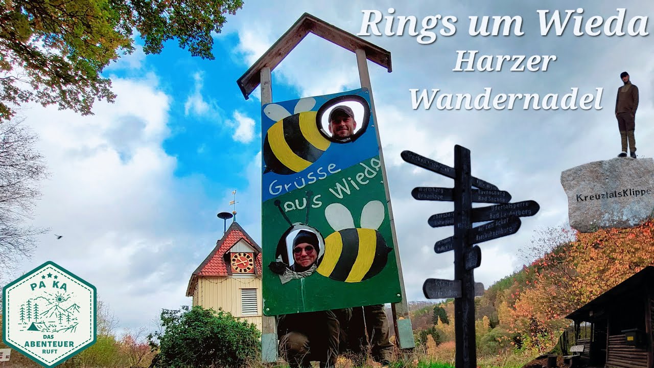 Rings um, Wieda - Harzer Wandernadel - Brocken des Südharzes - Sonnnenuntergang auf dem Stöberhai