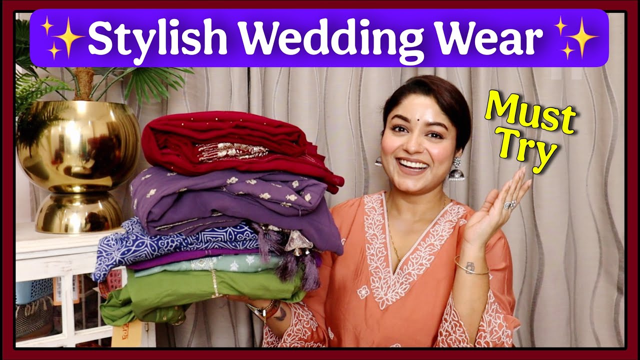 Amazon Wedding kurta pant haul Dress, Saree, Anarkali on Discount shop with Vaishali Mitra 