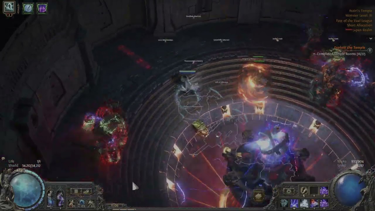 [PoE 2 0.4] Lich minion build update 40K ES  - 招喚build更新