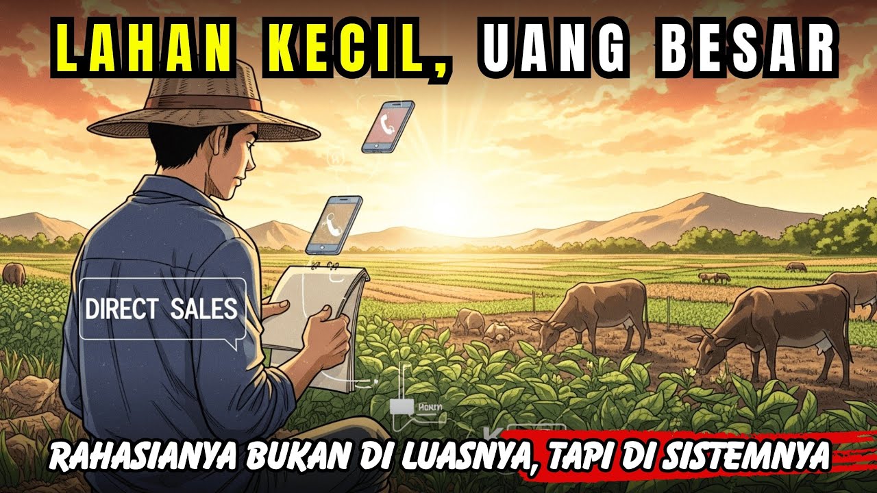 Sumber Penghasilan Tambahan untuk Petani & Peternak: Dari Lahan Kecil Bisa Jadi Mesin Uang