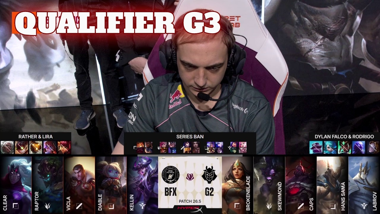 BFX vs G2 - Game 3 | Day 5 First Stand 2026 | G2 Esports vs BNK FEARX G3 full game