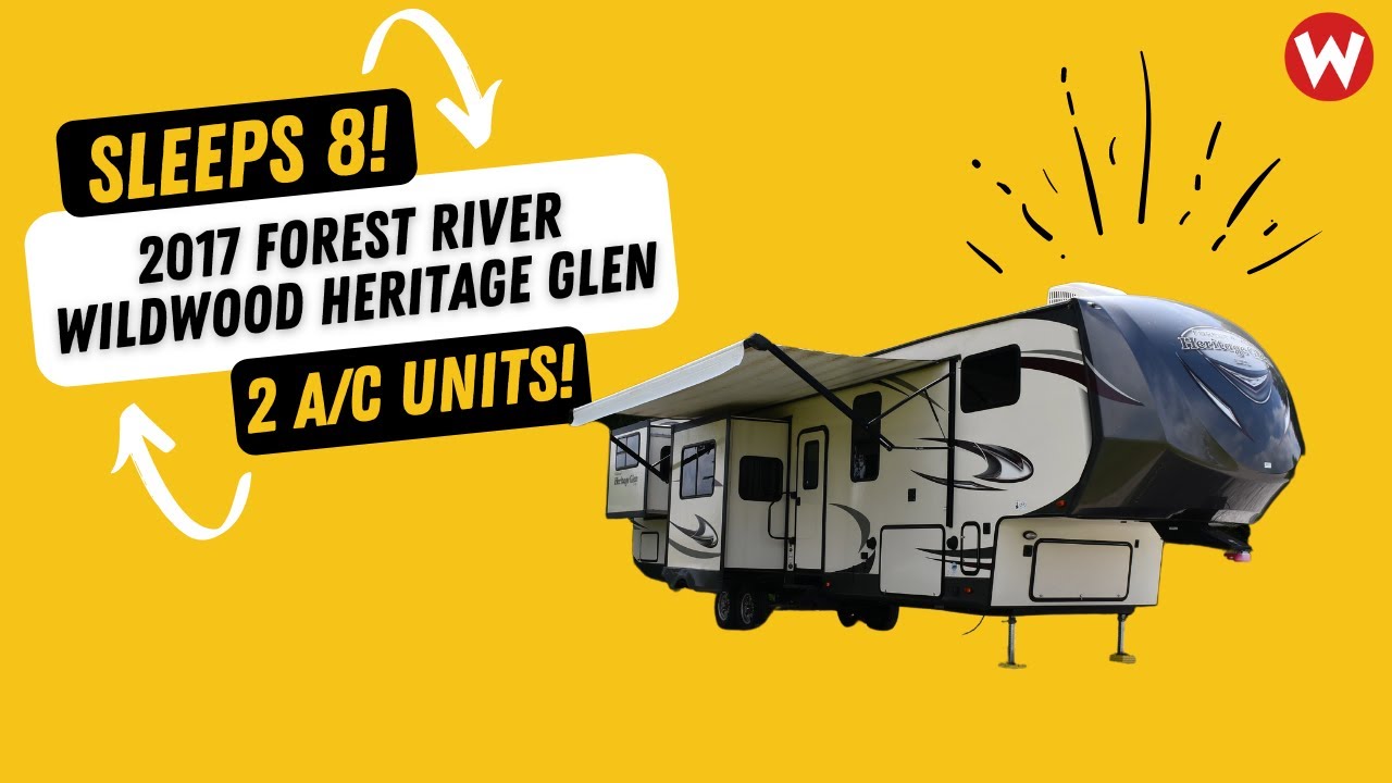 This 2017 Forest River Wildwood Heritage Glen is not just a RV but a TINY HOME on Wheels!