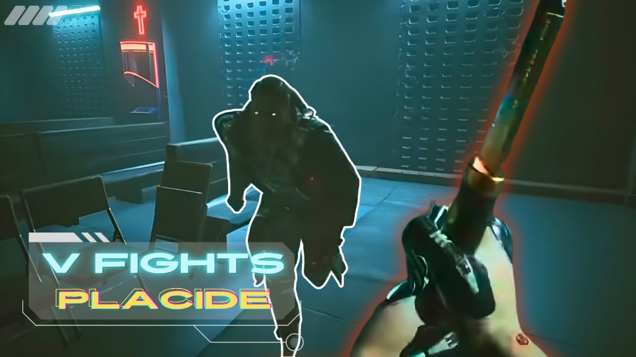 Cyberpunk ⏵ Placide Boss Fight | Very Hard | No HUD |￼ 2.11 ￼