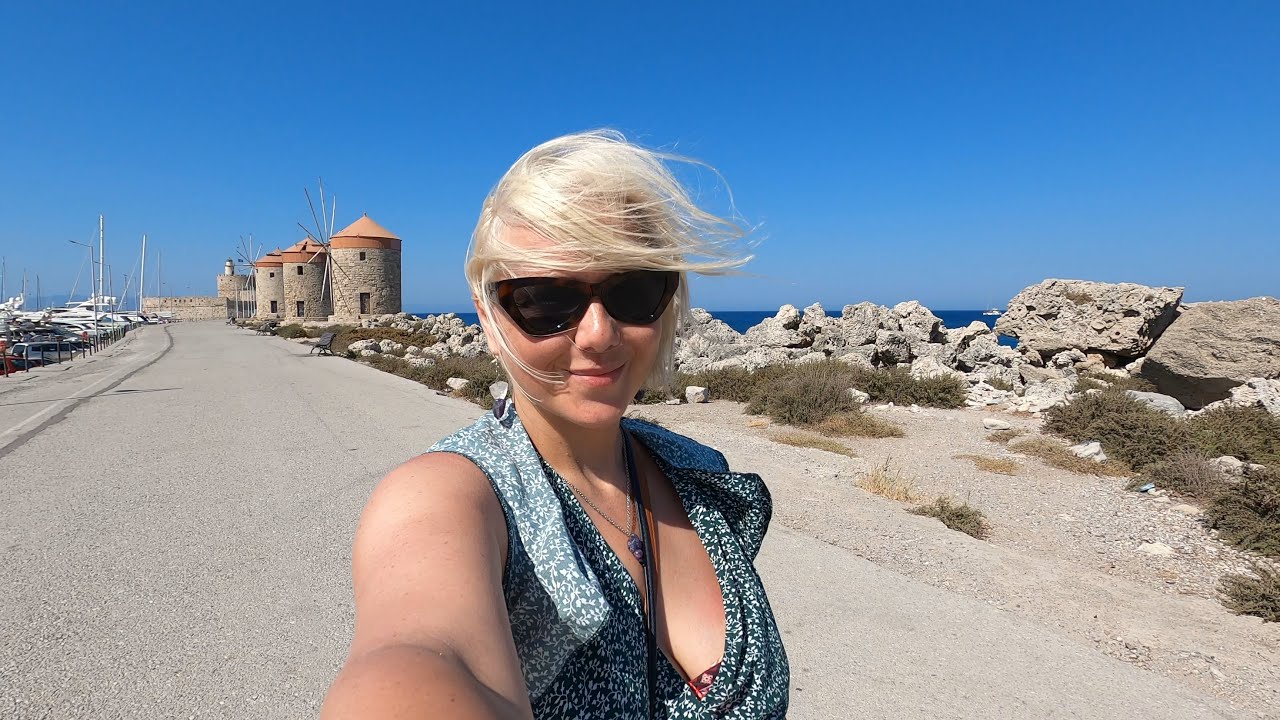 ASMR TOUR - Port of Rhodes - Greece