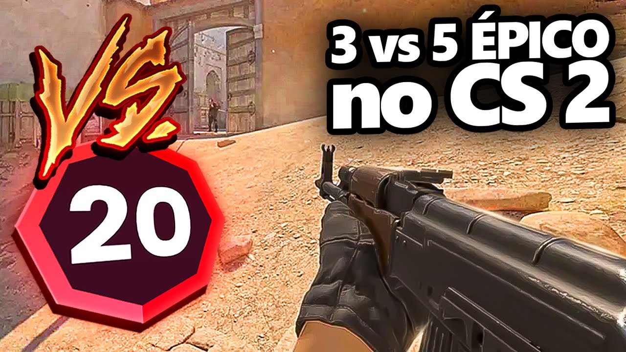 EU mitei no Counter Strike 2, venci um 3x5 contra um LV 20!
