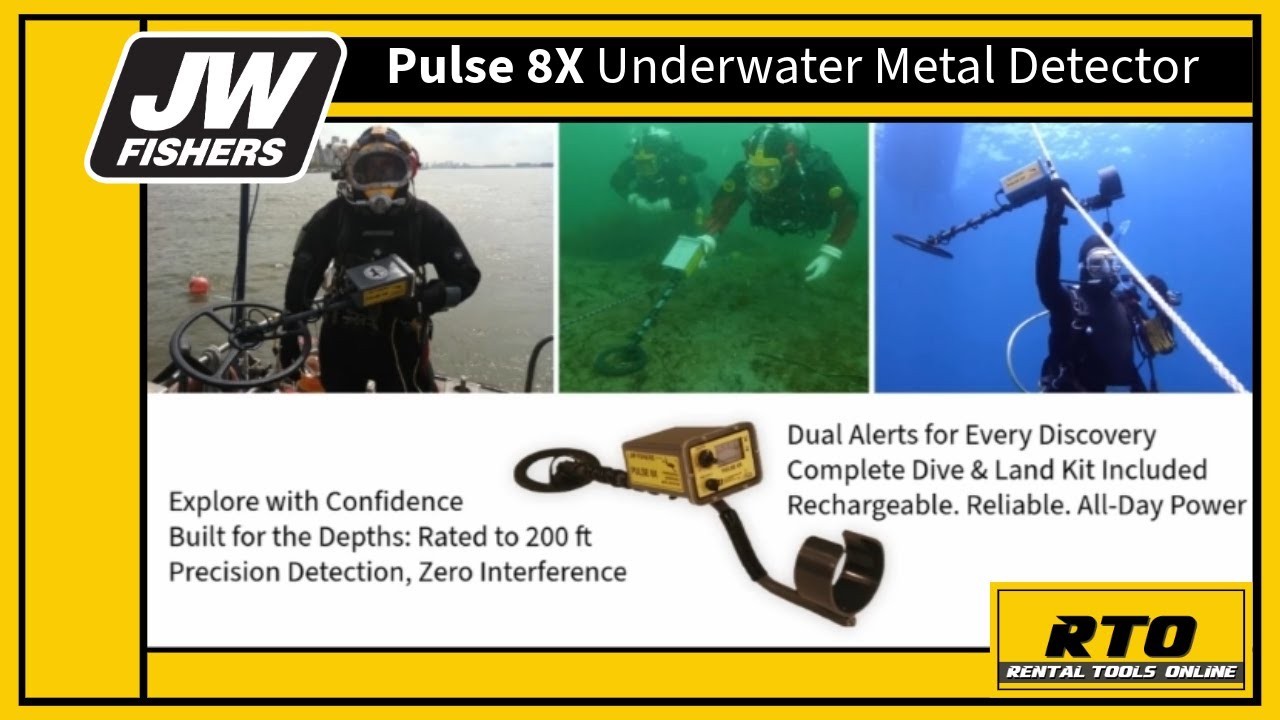 The JW Fishers Pulse 8X &mdash; Professional-Grade Underwater Metal Detection