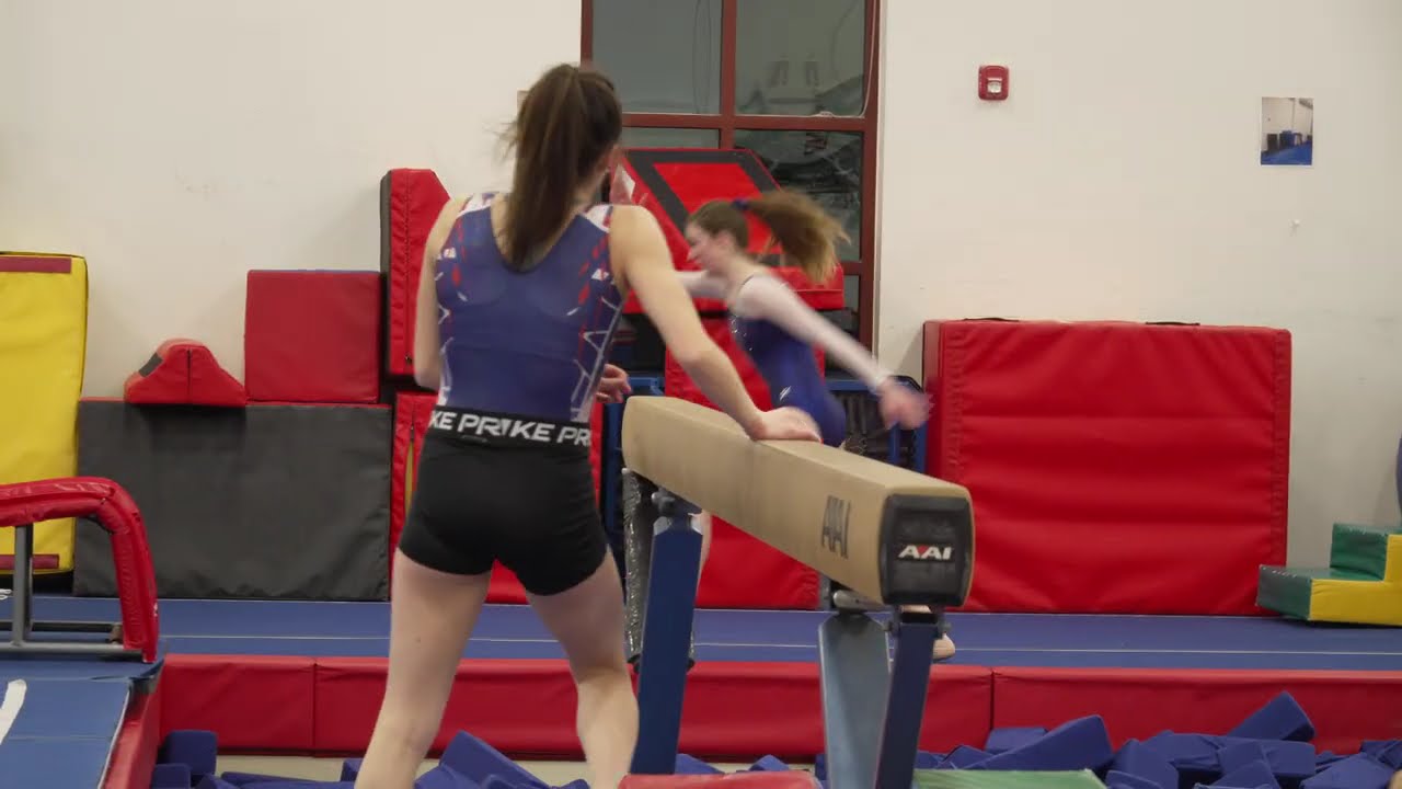 Girls Gymnastics: Norwalk, Westport, and Wilton at Westport YMCA on 01/15/2025
