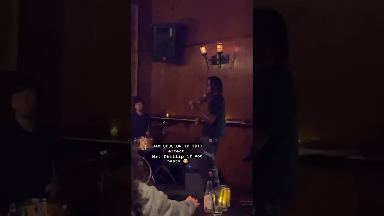 Too much fun at the jazz jam! Electric violin solo over some funk. Herbie Hancock- Chameleon