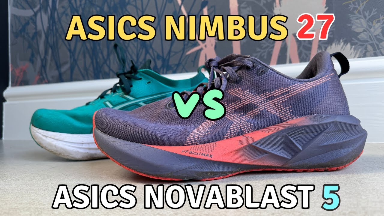 ASICS Gel Nimbus 27 vs ASICS Novablast 5 - High Stacked But Different Shoes