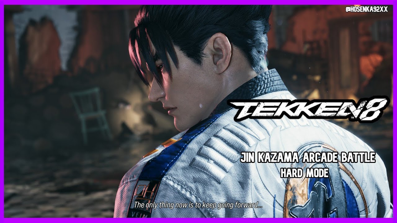 TEKKEN 8-Jin Kazama ARCADE BATTLE (HARD MODE) (No Commentary) (6) #tekken8