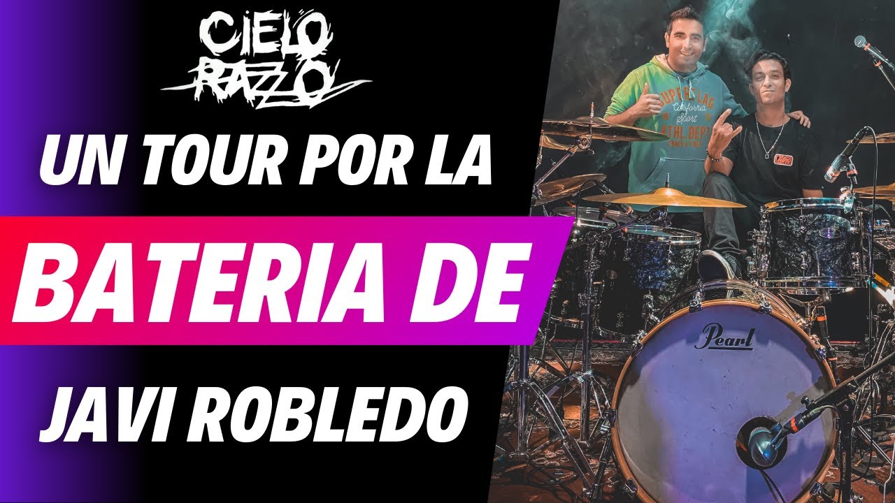🚨 ENTREVISTA a JAVI ROBLEDO baterista de CIELO RAZZO (Pearl Reference + Zildjian Z Custom) 🥁
