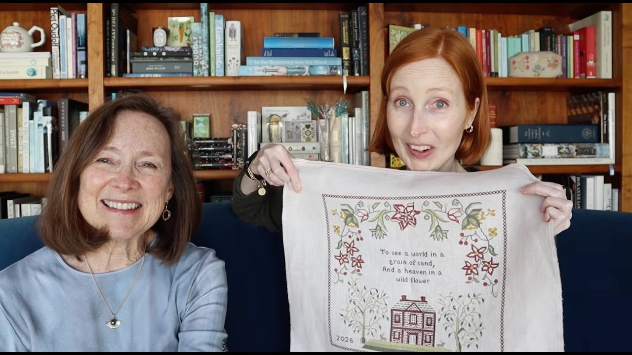 Flosstube: Ornamentations #115 - Fabulous finishes and a very special guest!