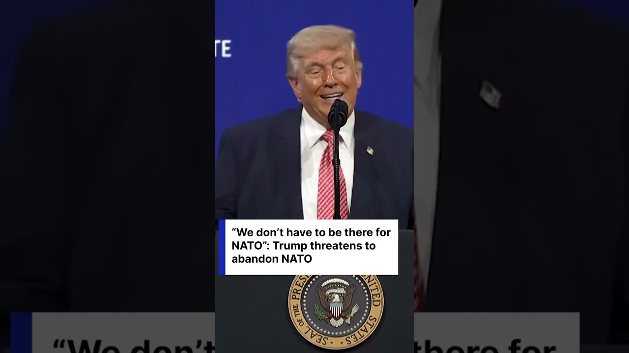&laquo;Нам не обязательно там быть&raquo;: Трамп угрожает отказаться от союзников по НАТО | DRM News | AH1C