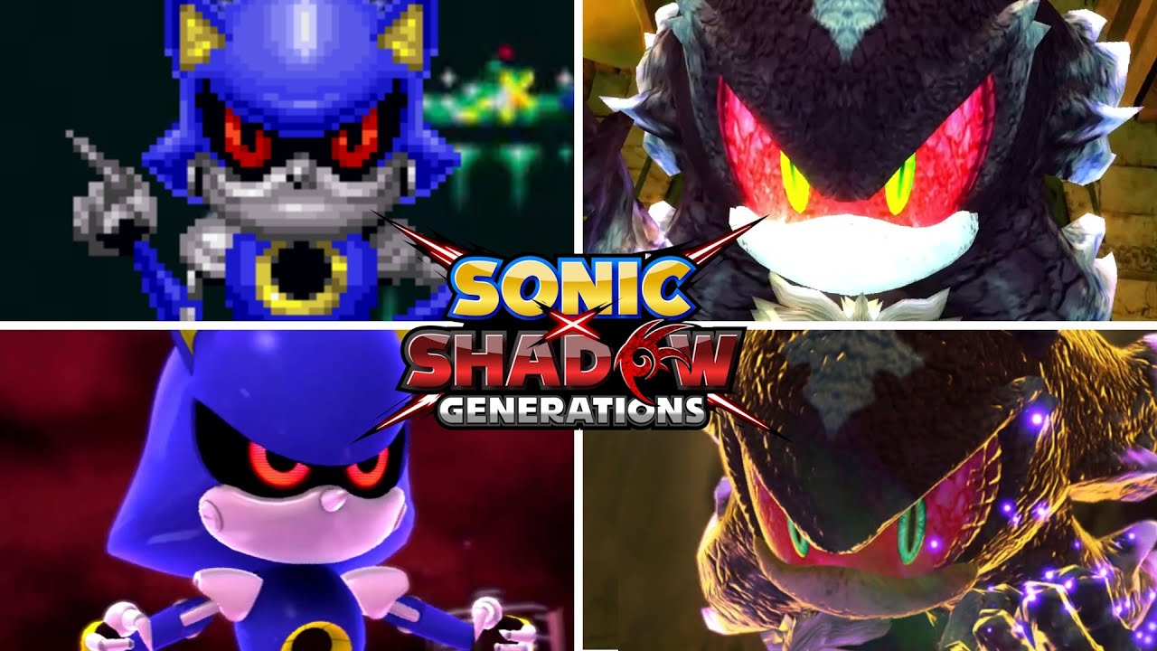 SONIC X SHADOW GENERATIONS - All Boss Origins