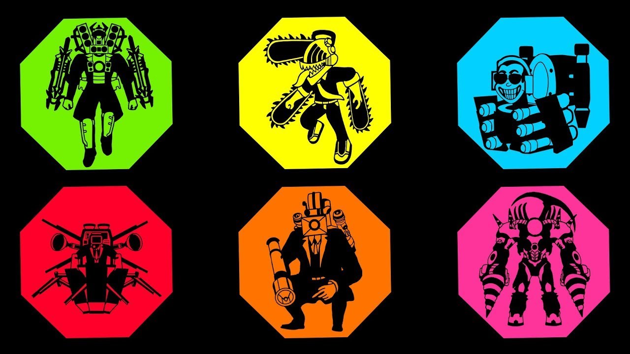 The King Of Skibidi Toilet : Titan Speakerman, Titan Drill Man, Cameraman, Chainsaw Man. Siren Head