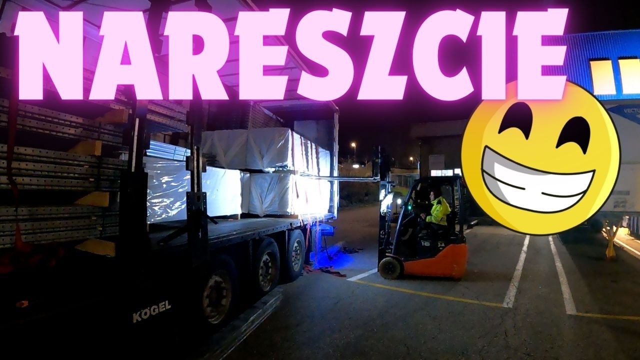 #176.6 Spacer po miasteczku // Wieczorny rozładunek // Wyciskam tacho prawie jak cytrynę :)