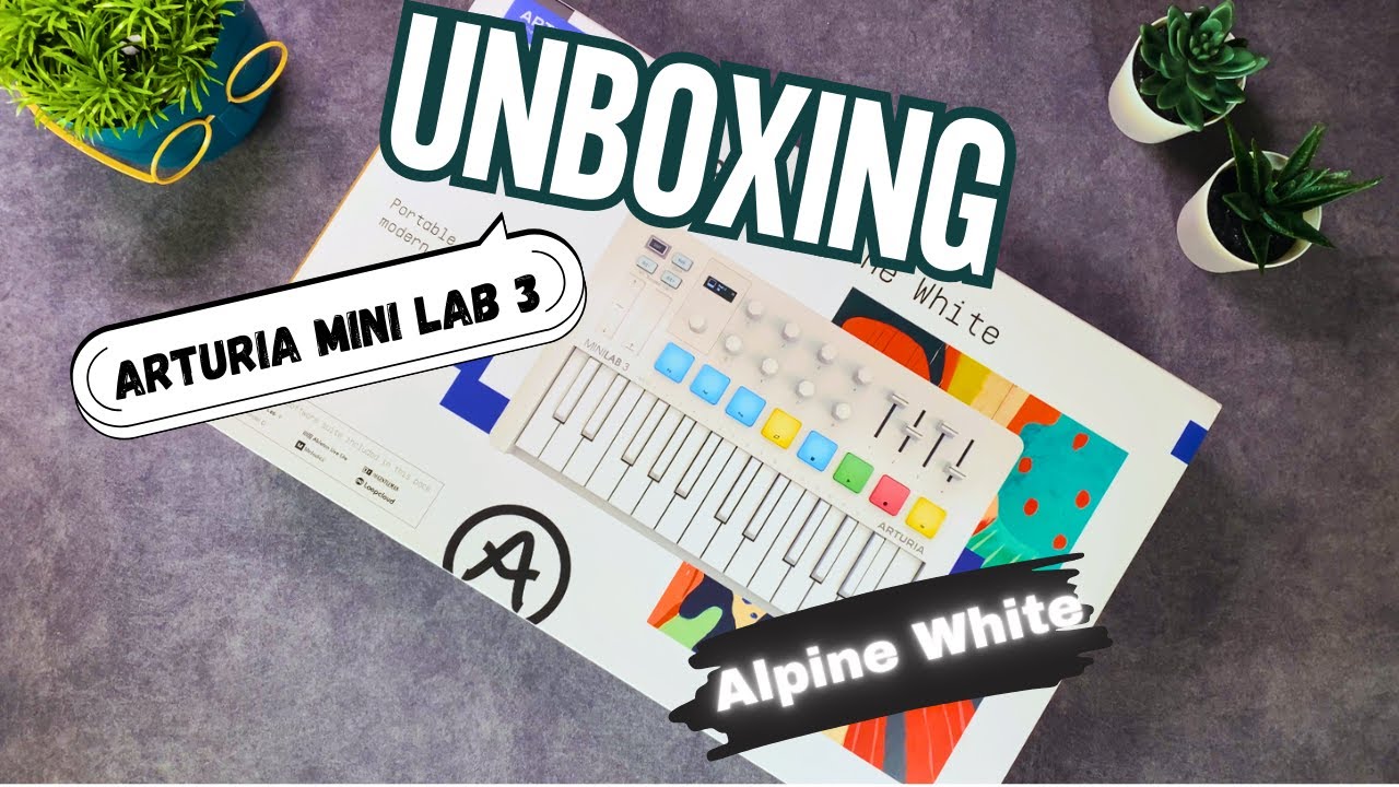 Arturia MiniLab 3 Alpine White | Unboxing