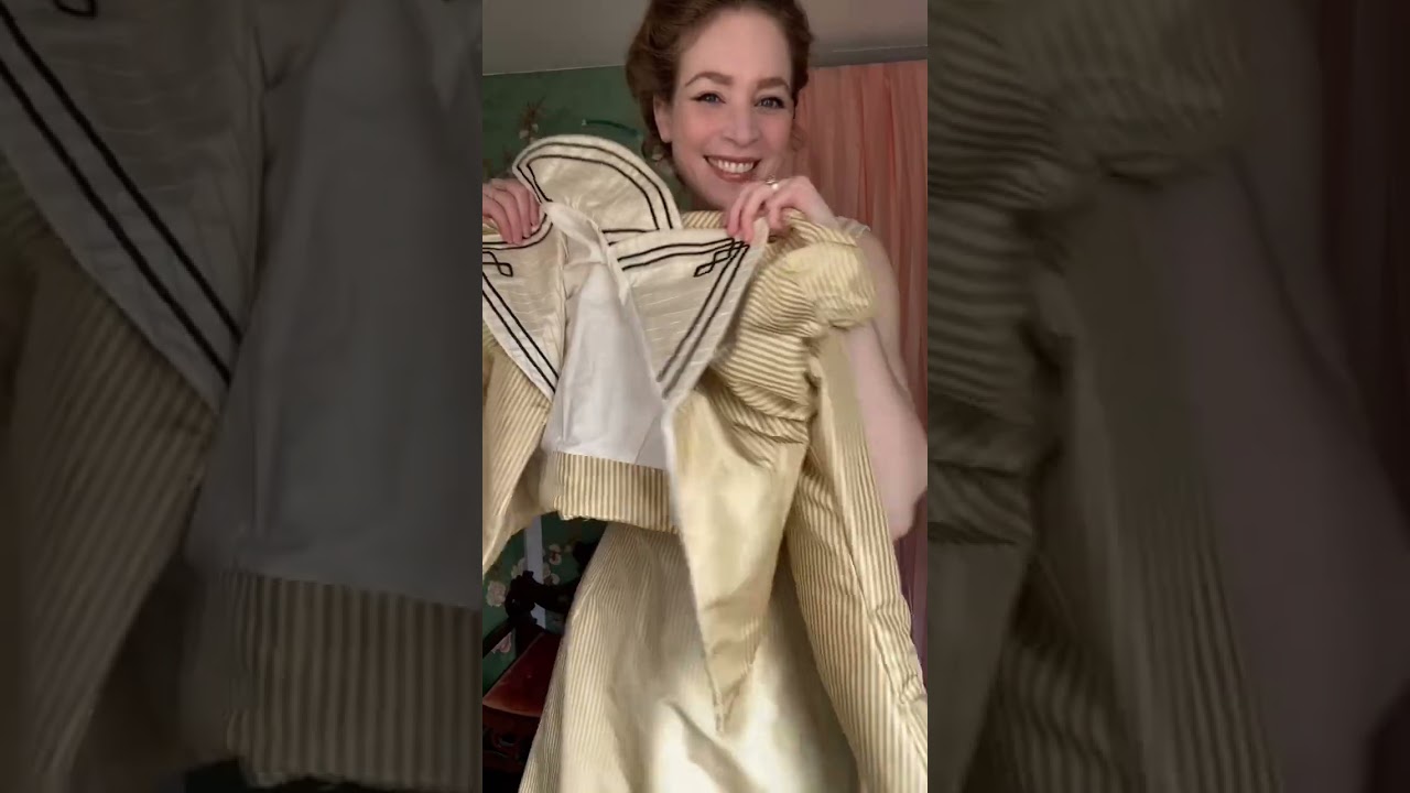 CURVED 1897 Викторианский весенний костюм