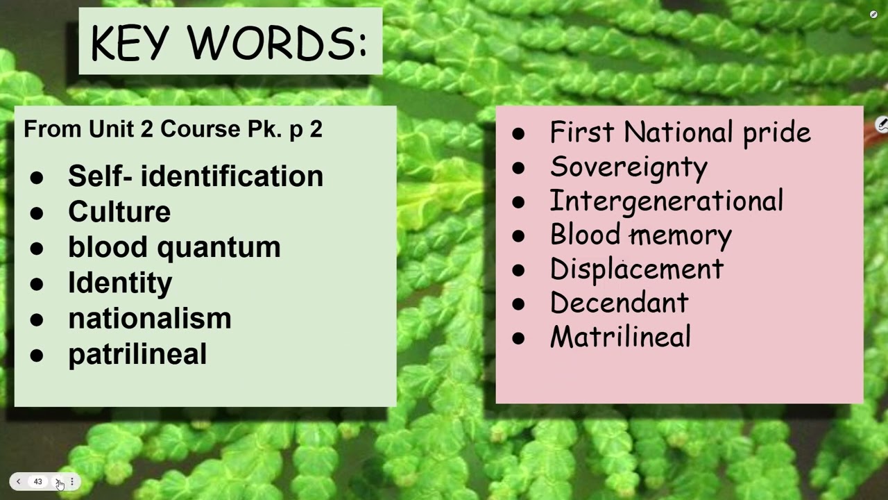 NBV3E Class 17: Lesson 6 Key Questions 1,2,3,4,5