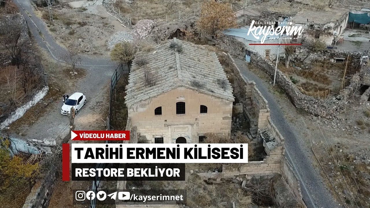 Tarihi Ermeni Kilisesi Restore Bekliyor