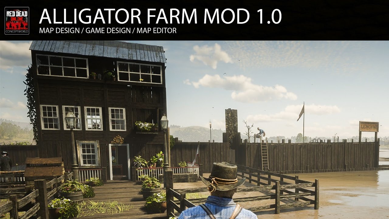 Welcome to the alligator farm! Red Dead Redemption 2 Mod ymap / map editor