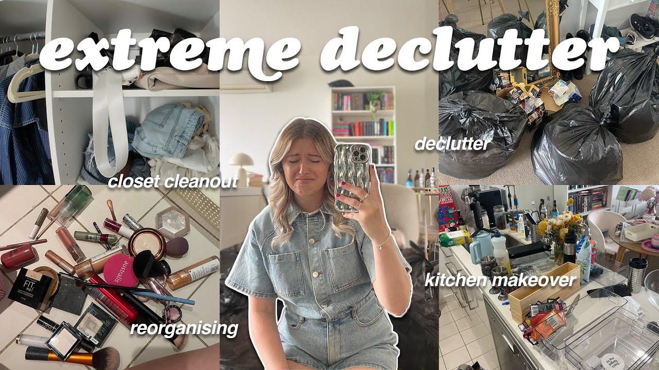 decluttering, organising & deep cleaning my entire apartment before 2026