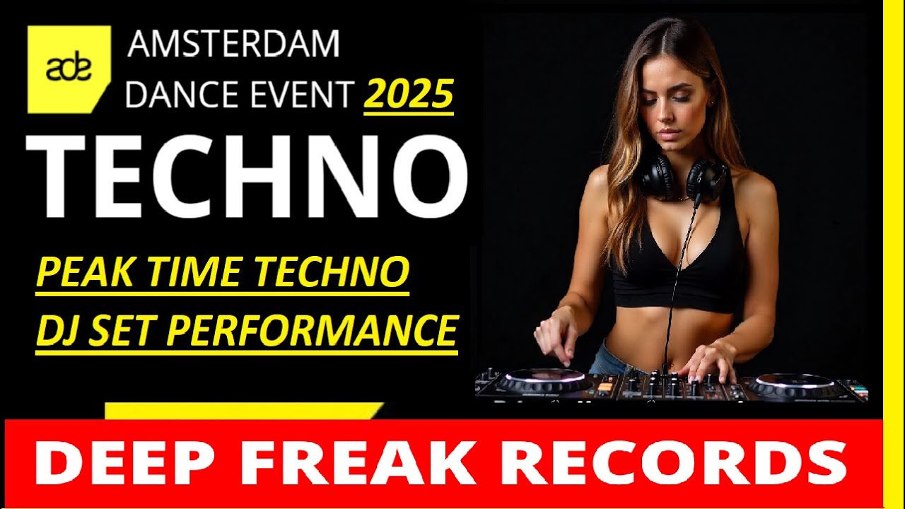 Dj Set ADE 2025 Peak Time Big Room 🟨🔥 Hypertechno Mix 🟨🔥 Mainstage Techno Energy 🟨🔥