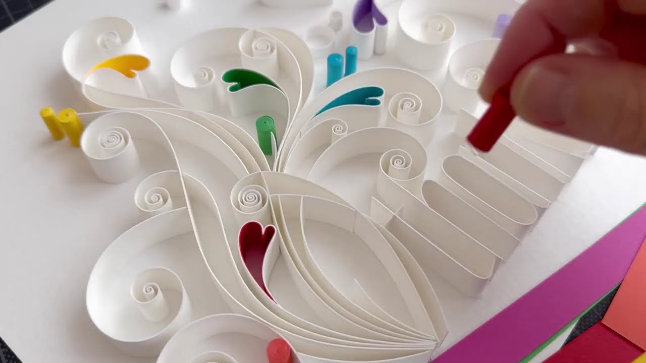 How to do quilling hearts / Quilled hearts