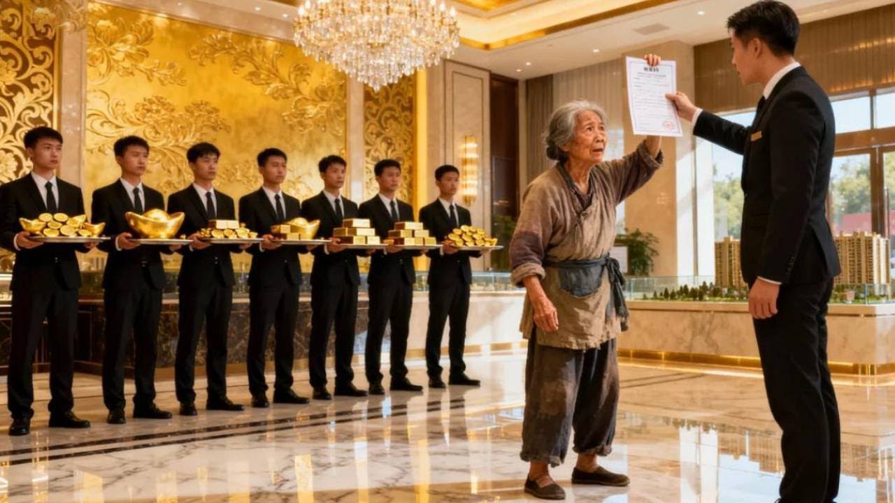 60歲農村老太去買房子，遭店員驅趕嘲笑她買不起，下一秒她直接定了一套別墅，打臉所有人