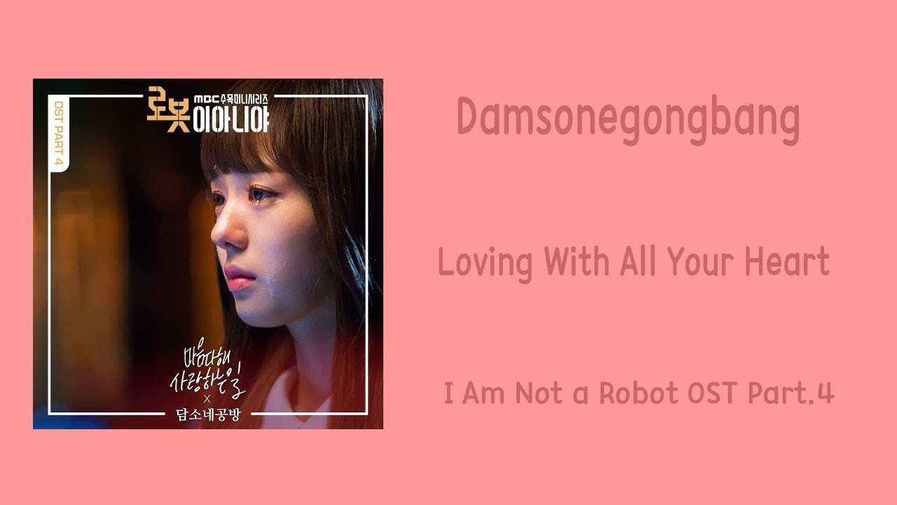 [LYRIC] Damsonegongbang – Loving With All Your Heart (I Am Not a Robot OST Part.4) [Han-Rom-Eng]